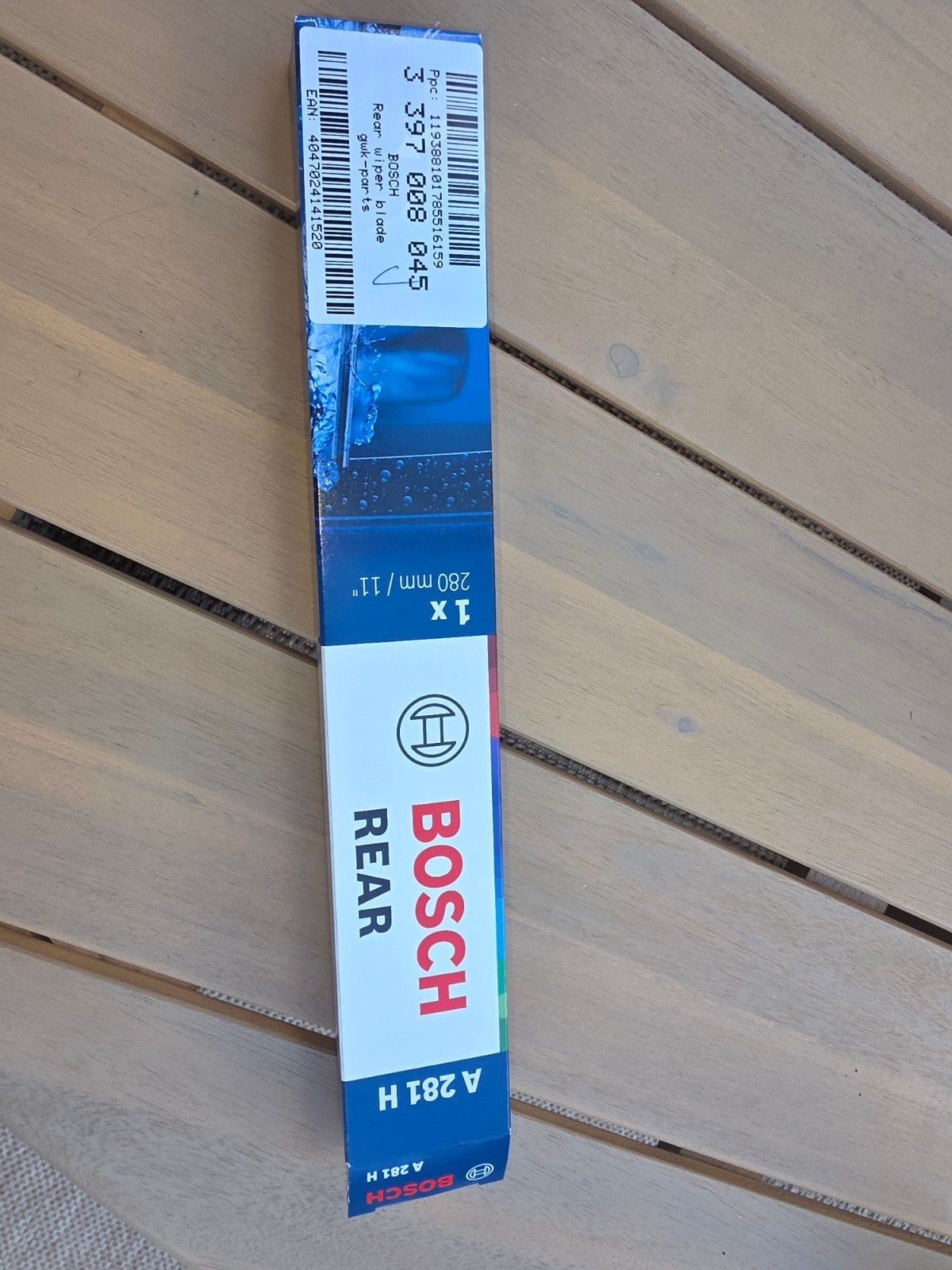 Bosch ruitenwisser achter A 281 H - 280 mm, Ophalen of Verzenden, Nieuw
