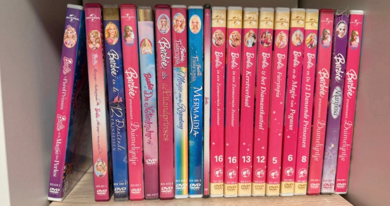 Grote Barbie DVD collectie, Ophalen, Gebruikt, Animatie, Verzamelbox