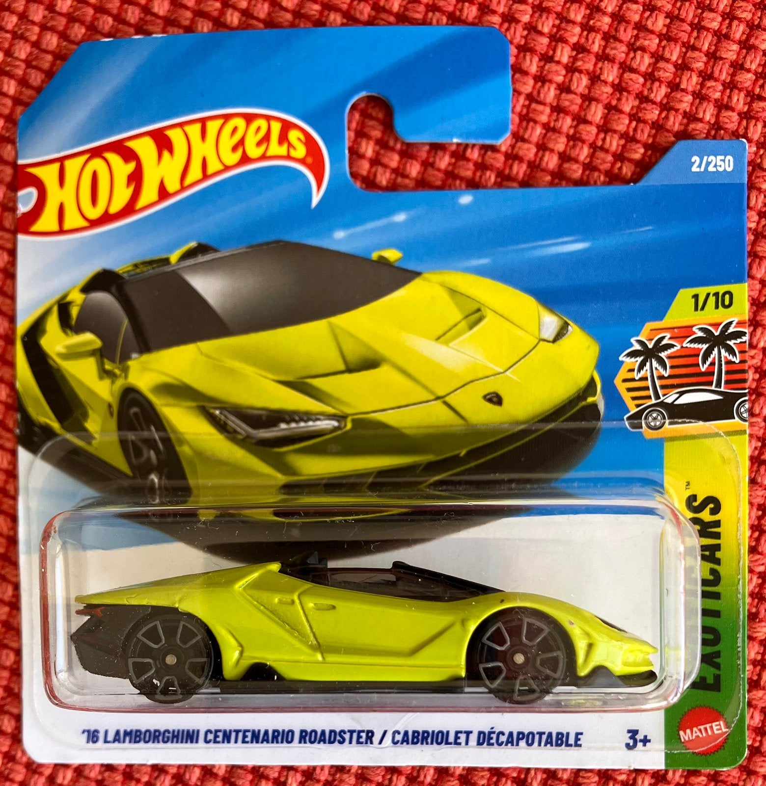 Hot Wheels '16 Lamborghini Centenario Roadster gifgroen, Ophalen of Verzenden, Nieuw, Auto