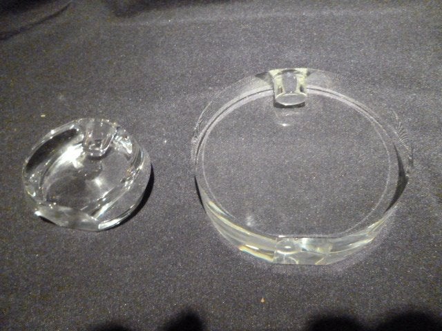 Kristal 2 x kandelaar + olifant Villeroy & Boch, Ophalen of Verzenden