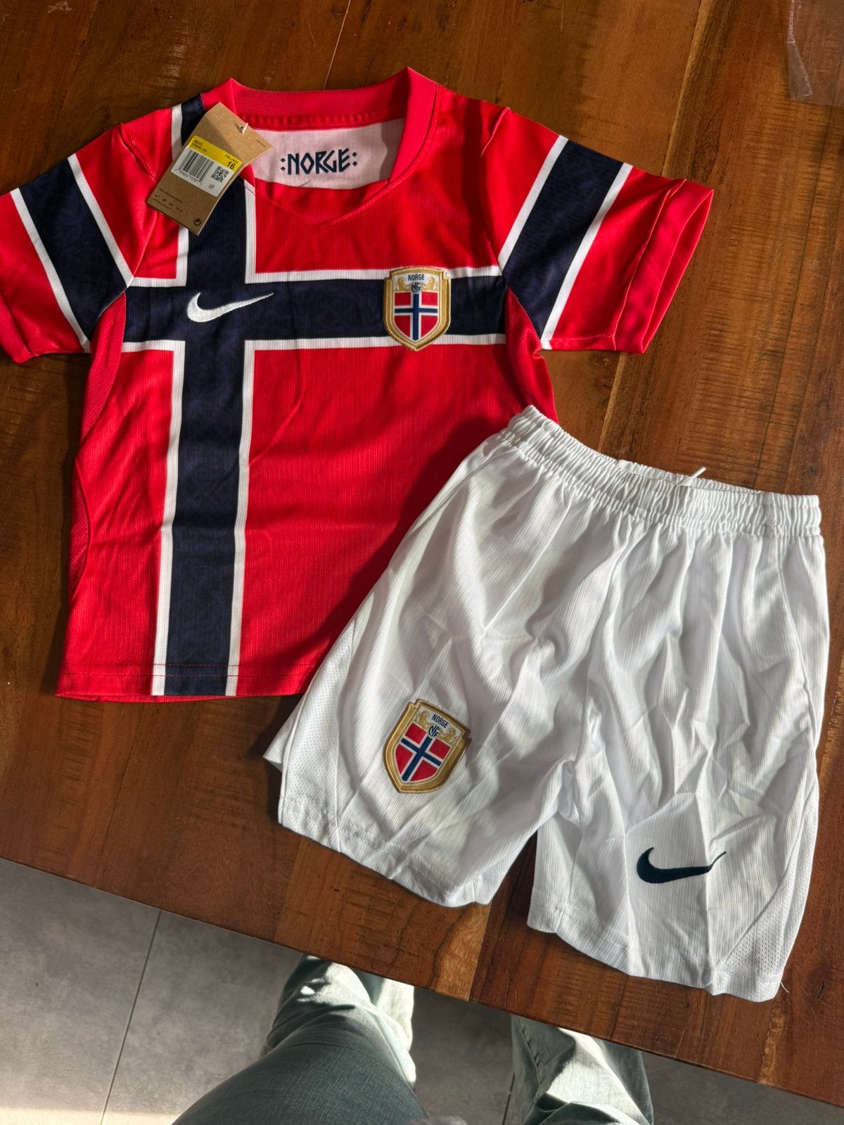 Kinder voetbalsetjes, Maat XS of kleiner, Ophalen of Verzenden, Nieuw, Shirt