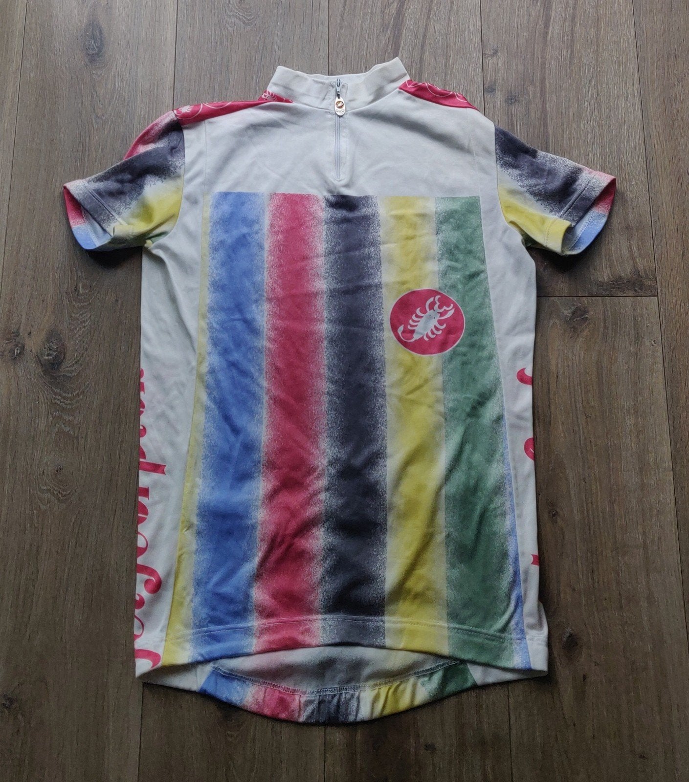 Wielershirt Castelli Jet Scorpion, Sport en Fitness, Wielrennen, Ophalen of Verzenden, Gebruikt, Kleding