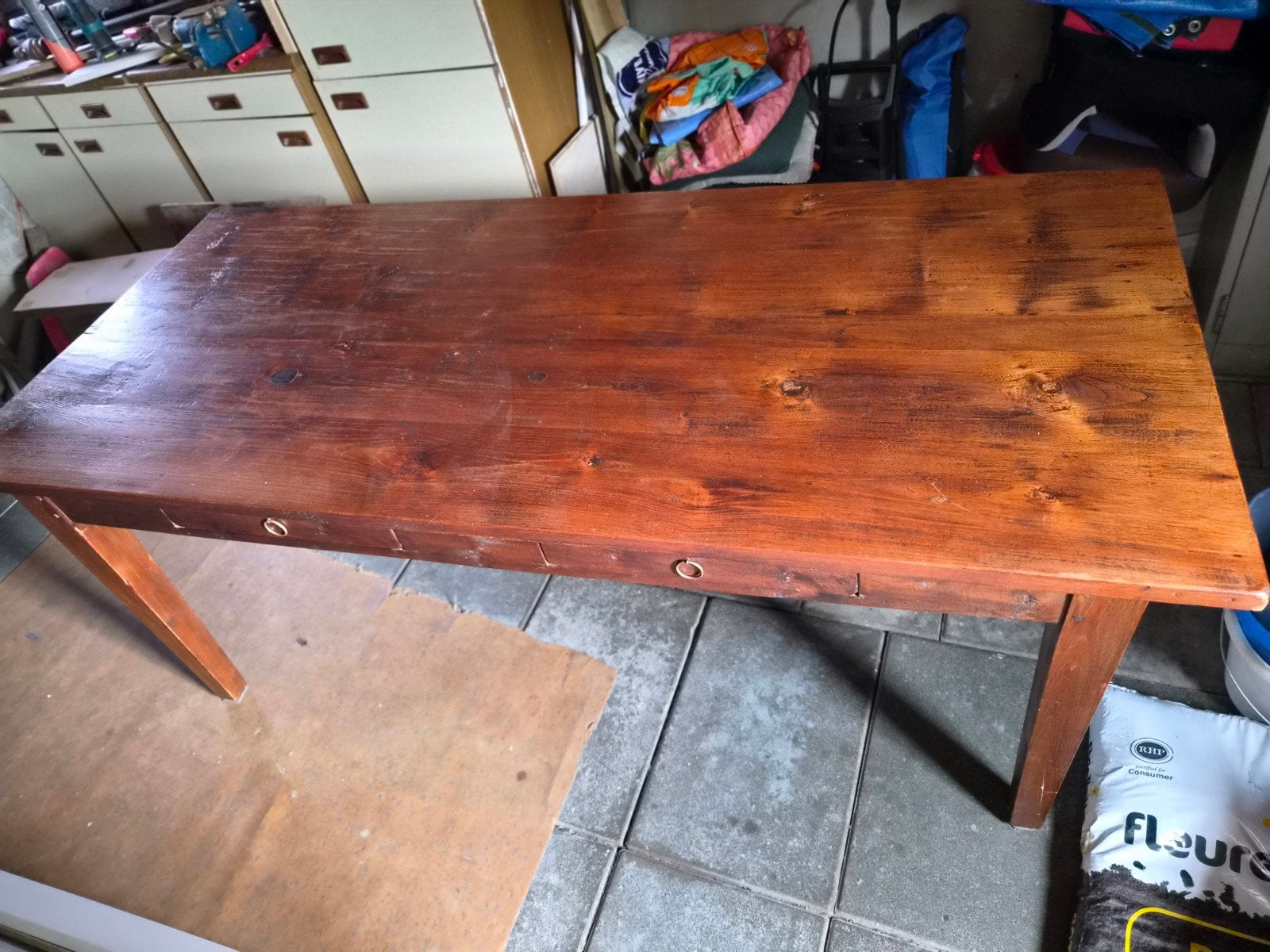 eettafel, Ophalen