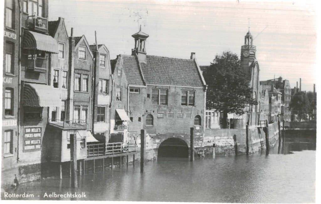 1952 ROTTERDAM Aelbrechtskolk, Ophalen of Verzenden, 1920 tot 1940, Gelopen, Zuid-Holland