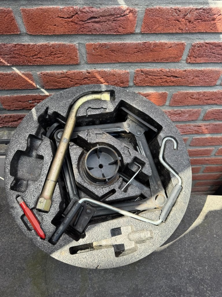 Complete krikset voor auto, Ophalen, Gebruikt