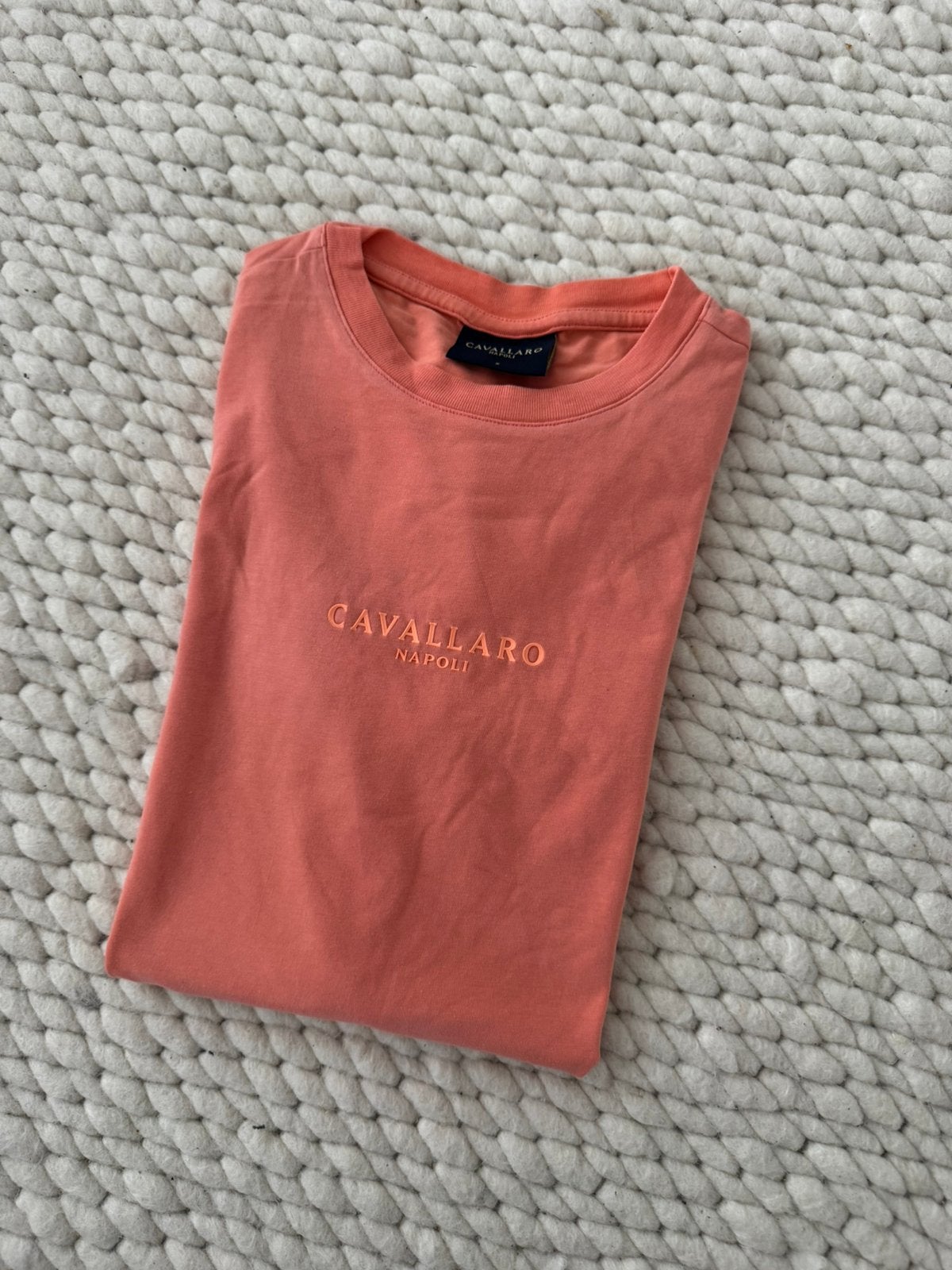Cavallaro Napoli T-shirt – Zalmroze – Maat S, Ophalen of Verzenden, Gedragen, Maat 46 (S) of kleiner, Roze