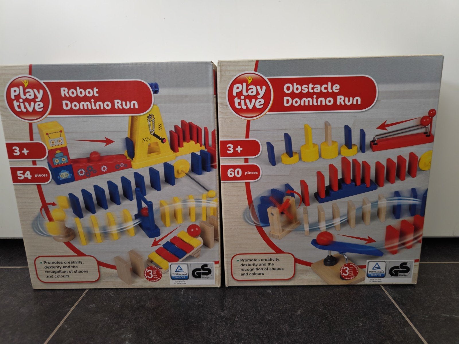 Playtive Domino Run Robot & Obstacle Set (2 in 1), Ophalen of Verzenden, Zo goed als nieuw, Overige typen