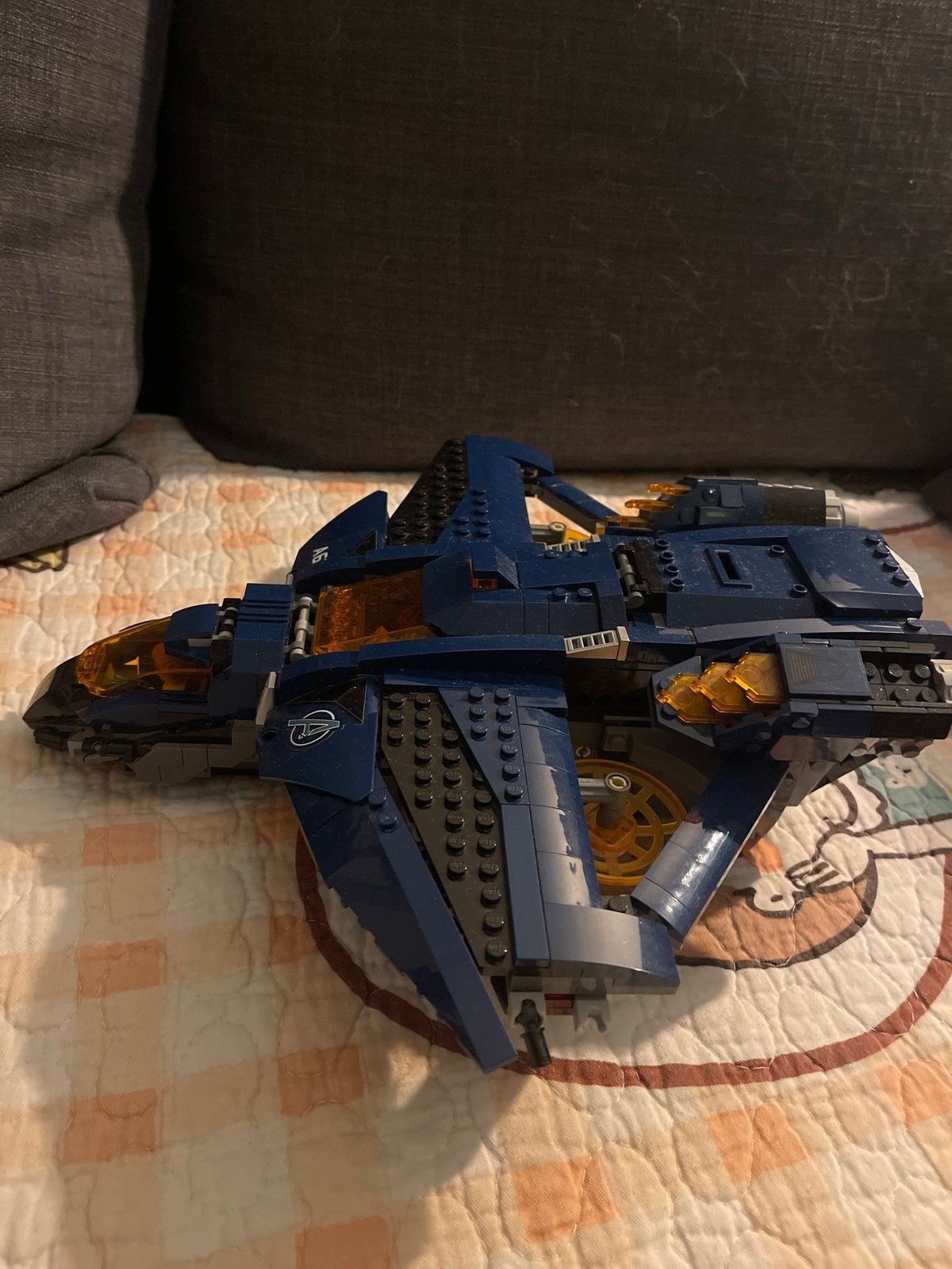 LEGO Marvel Super Heroes ruimteschip, Ophalen of Verzenden, Gebruikt, Overige merken