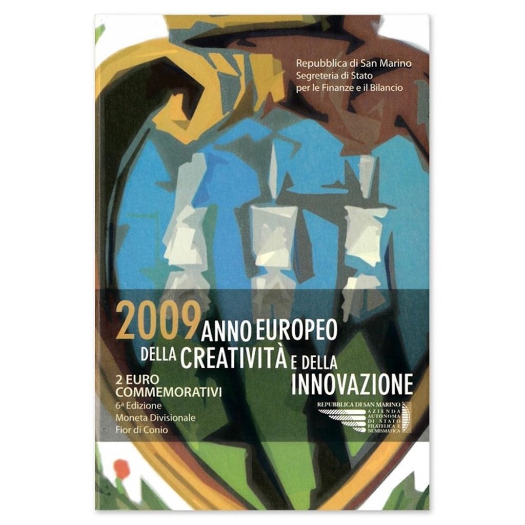 2 euro San Marino 2009 - Creativiteit (BU), Ophalen of Verzenden, San Marino, 2 euro, Setje