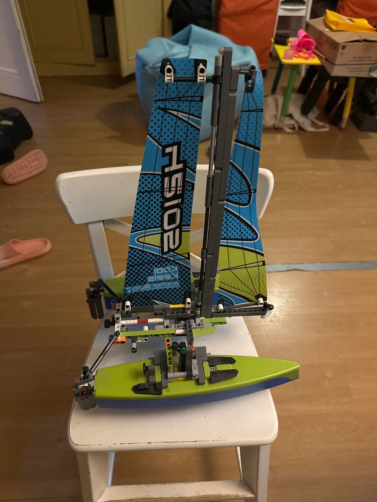 Lego Technic Zeilboot Catamaran 42105, Ophalen, Zo goed als nieuw, Overige merken