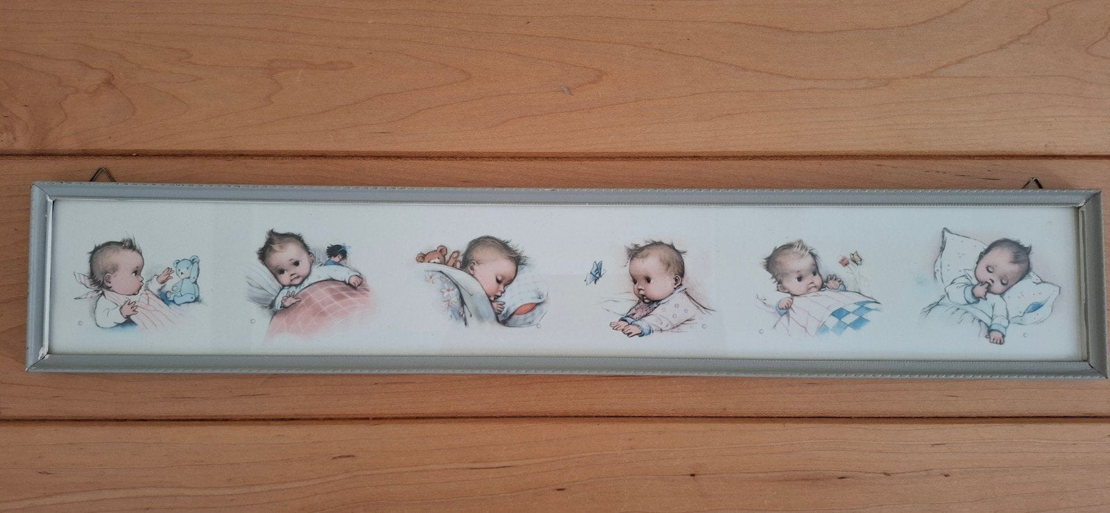 Vintage prent in lijst., Ophalen, Wanddecoratie