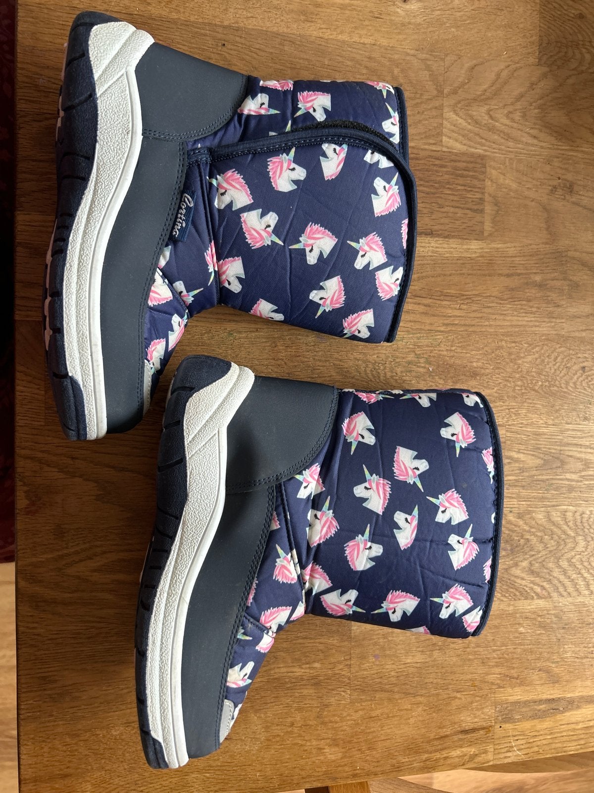 Cortina winterlaarzen met eenhoornprint, maat 30, Ophalen of Verzenden, Gebruikt, Meisje, Laarzen