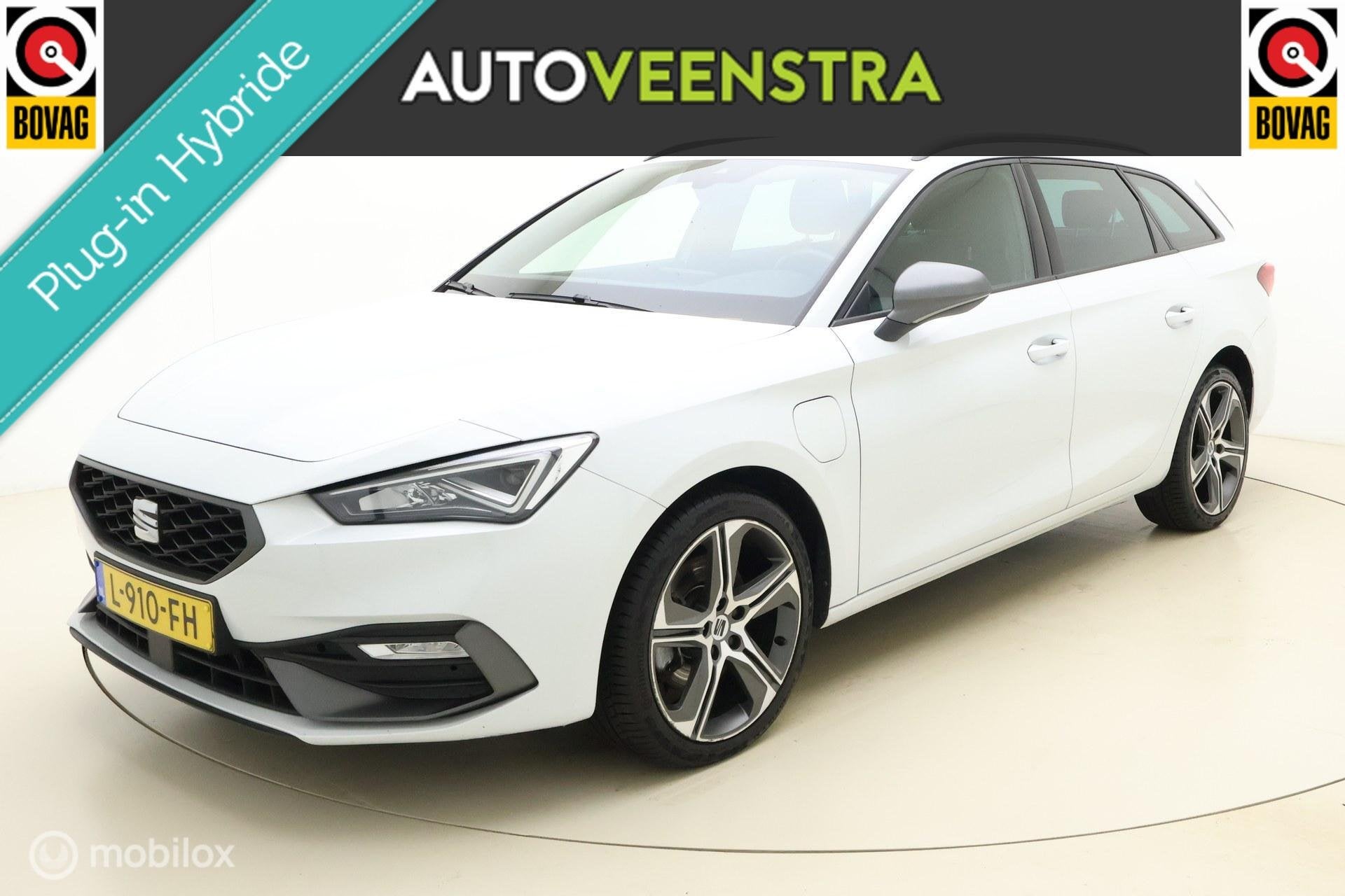 Seat Leon Sportstourer 1.4 TSI eHybrid FR|LUXE|ALCANTARA|CAM, 4 cilinders, Leon, Wit, 1558 kg