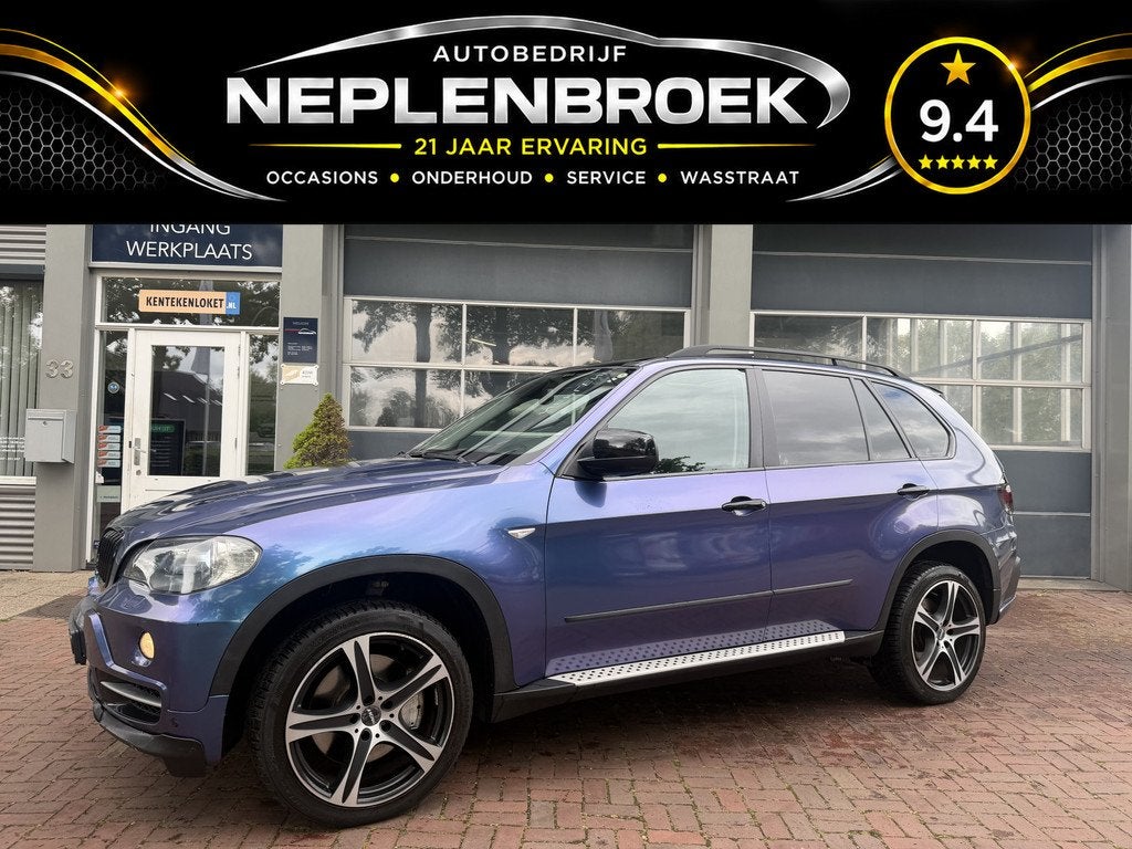 BMW X5 xDrive48i High V8 Executive Leer,Schuifdeur,20Inch,Na, Auto's, BMW, Gebruikt, 138 €/maand, 4799 cc, Bedrijf