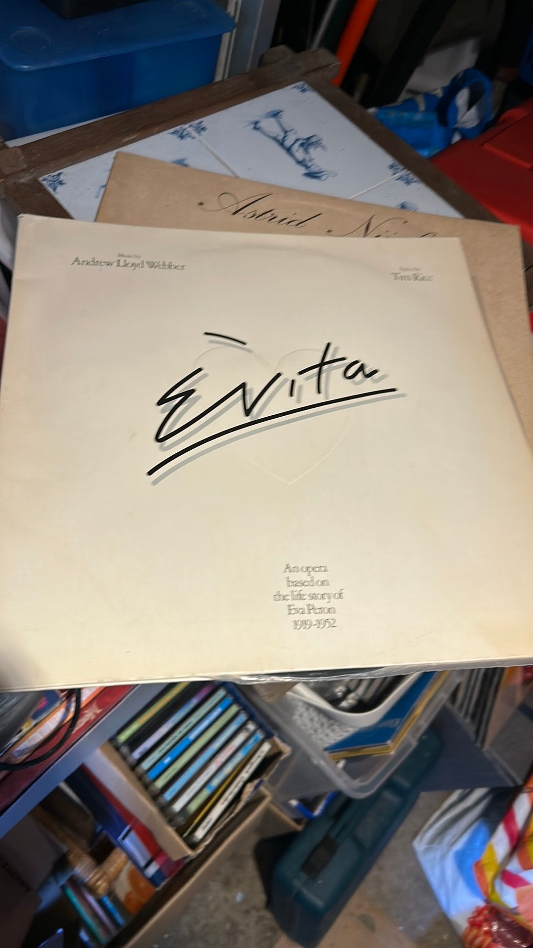 Evita -  andrew lloyd webber / time rice, Cd's en Dvd's, Vinyl | Filmmuziek en Soundtracks, Ophalen of Verzenden, Zo goed als nieuw