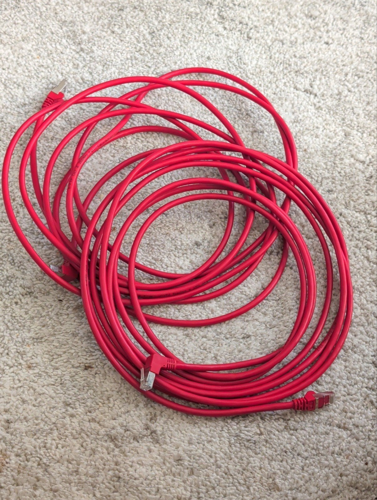 Diverse CAT6 + CAT7 S/FTP netwerkkabels, Computers en Software, Pc- en Netwerkkabels, Ophalen, Zo goed als nieuw