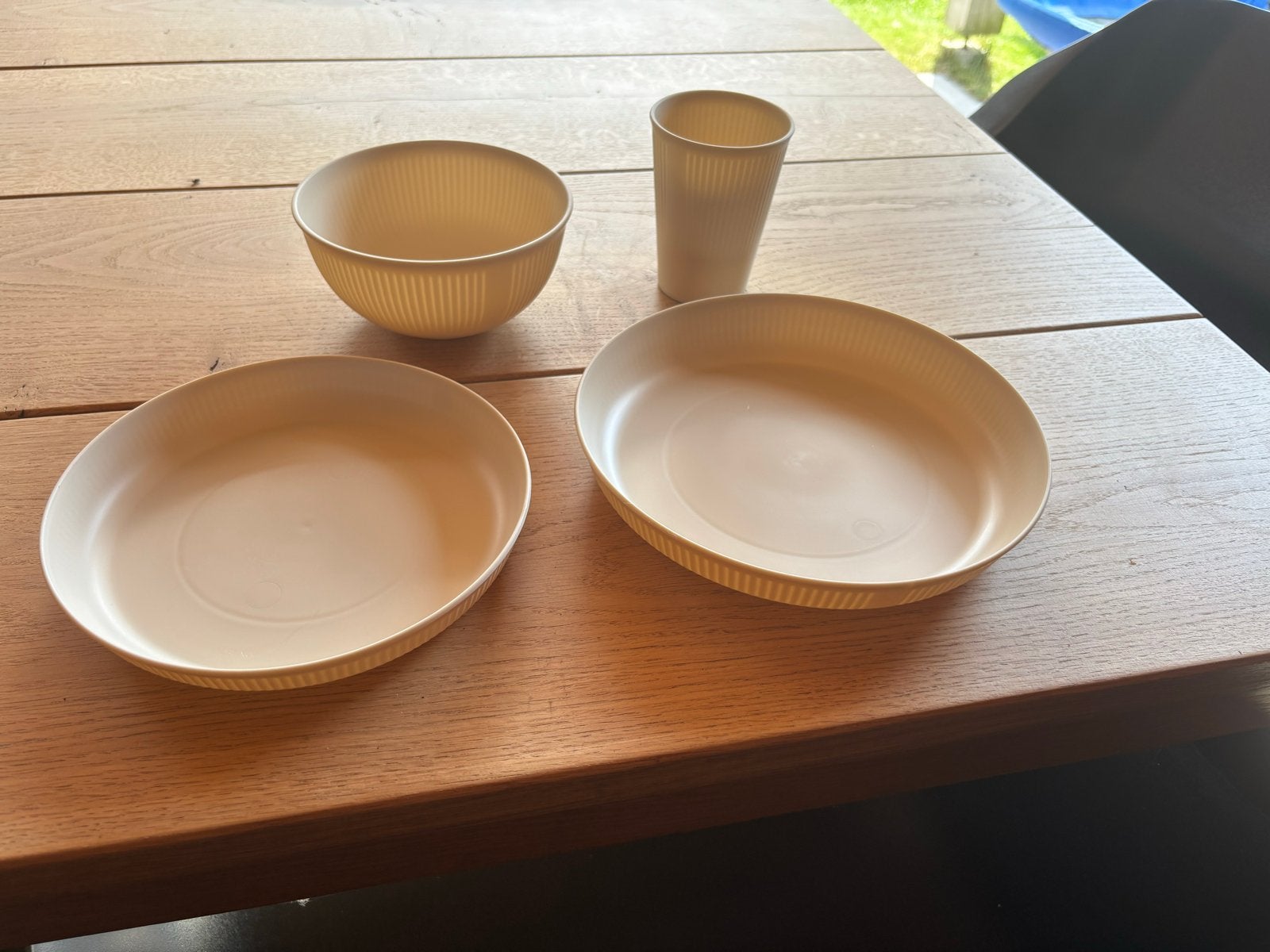 Baiyiyuan 18-delig camping servies - Nieuw in doos, Caravans en Kamperen, Ophalen of Verzenden, Nieuw