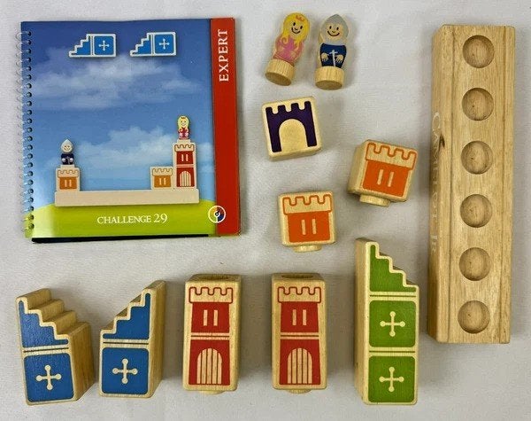 SmartGames Camelot Jr Houten Logicaspel 48 Taken kinderspel, Coolsingel 104, 3011 AG Rotterdam, Netherlands, Verzenden, Een of twee spelers