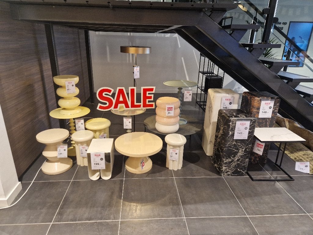 Montel sale bijzettafels, Overige materialen, Minder dan 55 cm, Nieuw, Ophalen