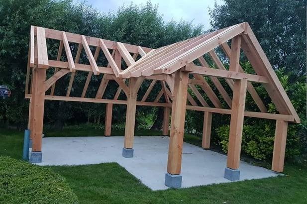 BOUWPAKKET OVERKAPPING ROBUUST, Tuin en Terras, Overkappingen, Ophalen of Verzenden