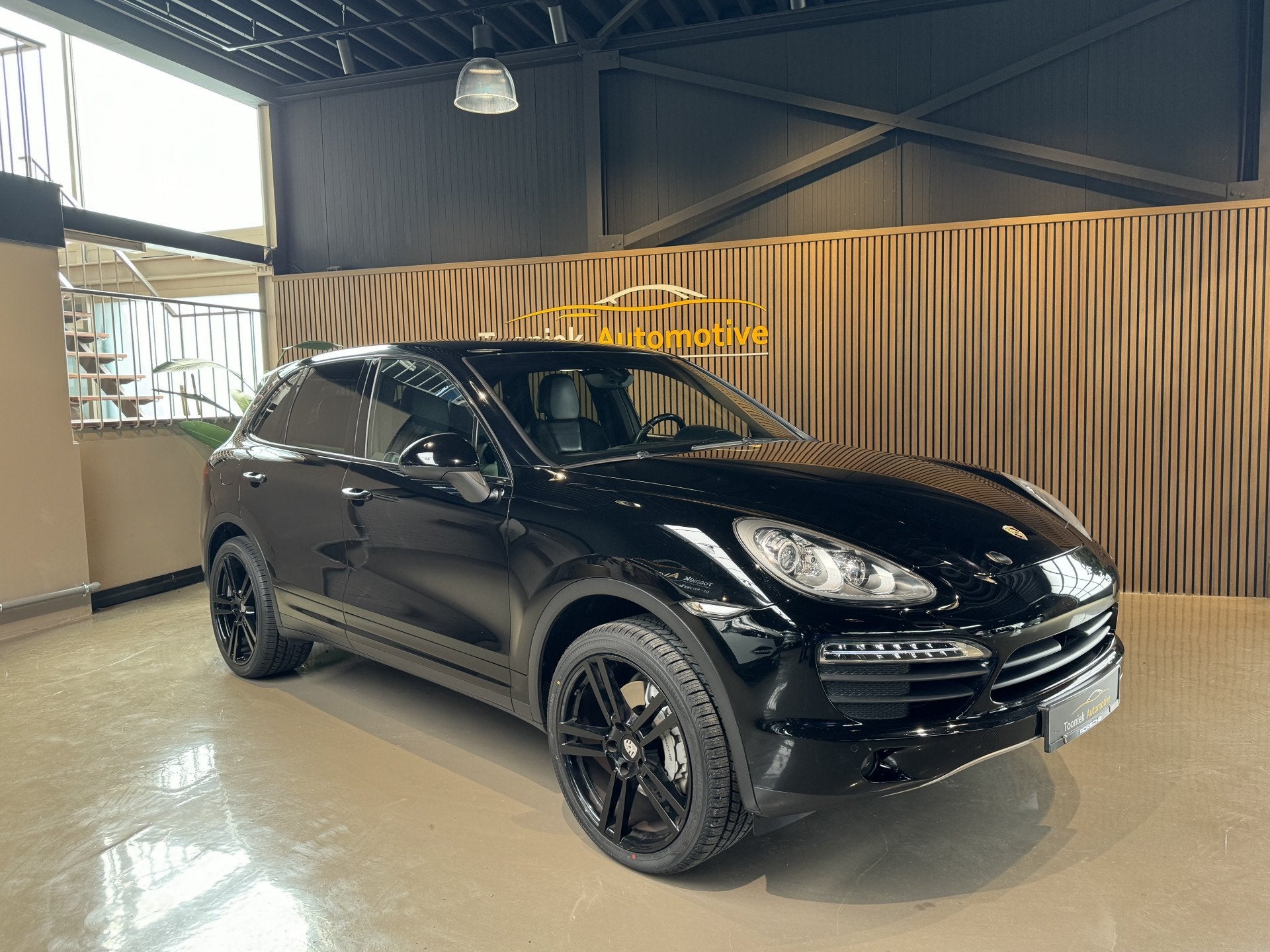 Porsche Cayenne S 4.8 S full options | Leder Panorama Leder, Auto's, Automaat, Gebruikt, Met garantie (alle), Zwart