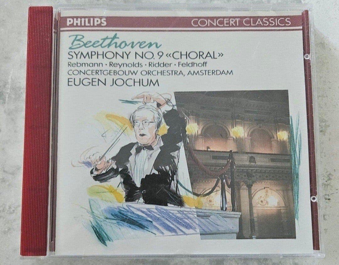 Beethoven - Symfonie No. 9 "Choral" - Eugen Jochum / Concert, Cd's en Dvd's, Ophalen of Verzenden, Classicisme, Gebruikt, Orkest of Ballet