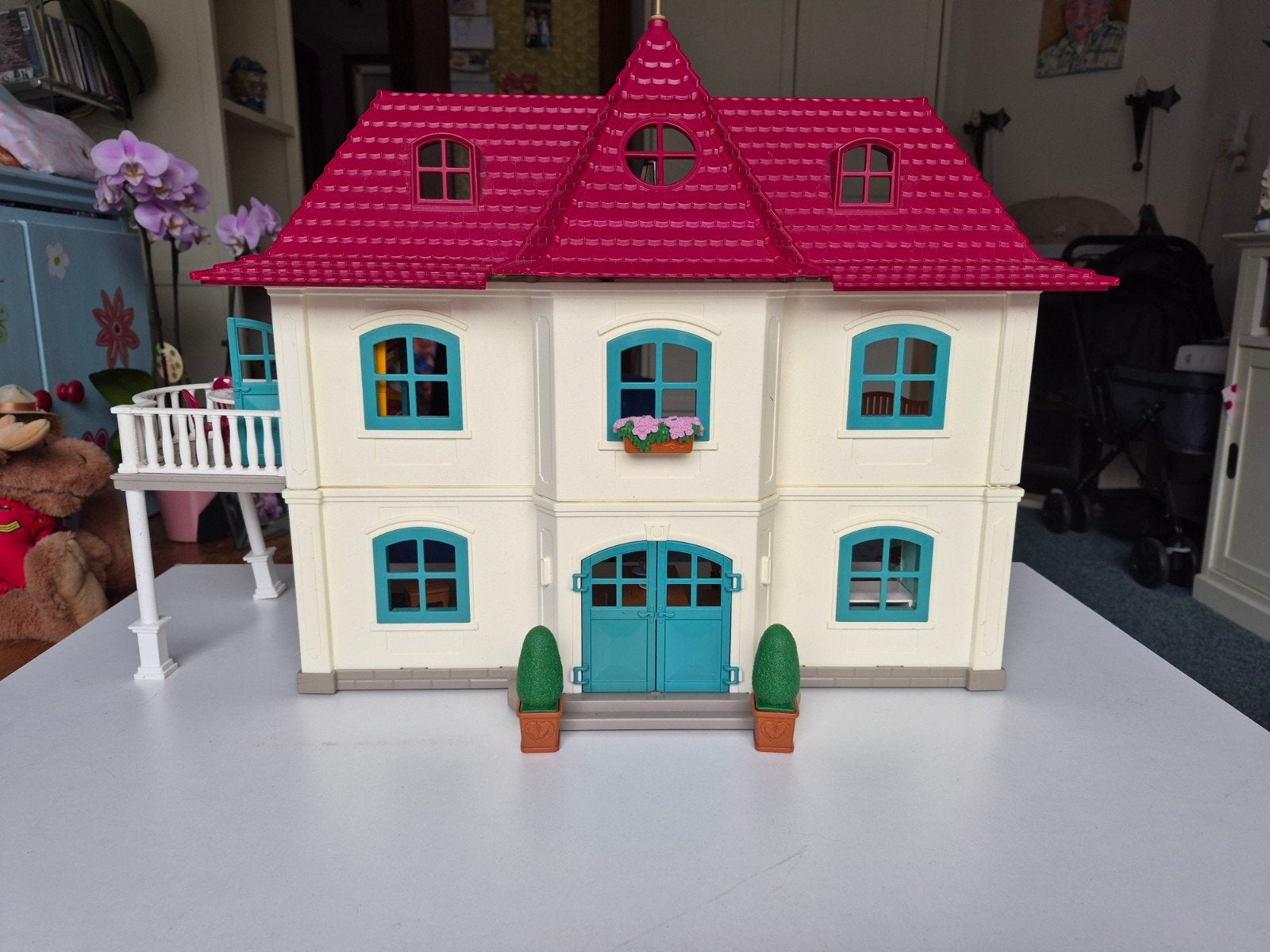 Schleich huis, Ophalen of Verzenden, Zo goed als nieuw, Poppenhuis