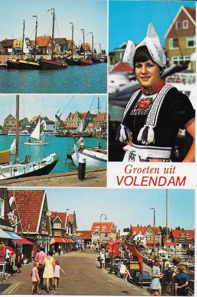 Tr3180 Ongelopen ansichtkaart Volendam, Ophalen of Verzenden, 1980 tot heden, Gelopen, Noord-Holland