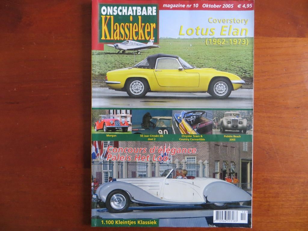 Onschatbare Klassieker 10 2005 Lotus Elan, Morgan Citroën DS, Ophalen of Verzenden, Nieuw, Citroën