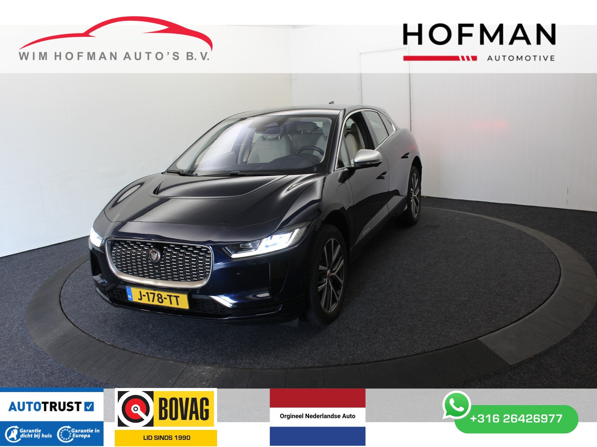 Jaguar I-PACE EV320 SE Business Pack 90 kWh Camera EL aKlep+, Auto's, 750 kg, Met garantie (alle), 90 kWh, 321 pk