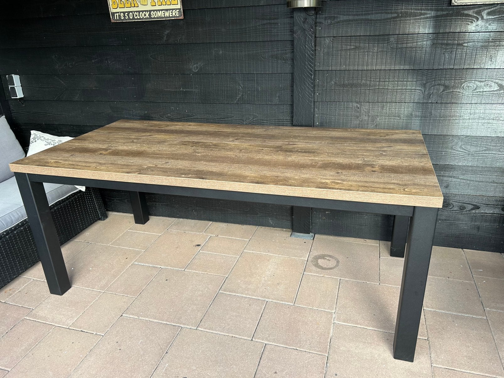 Eettafel, Ophalen, Kunststof, 50 tot 100 cm, Zo goed als nieuw