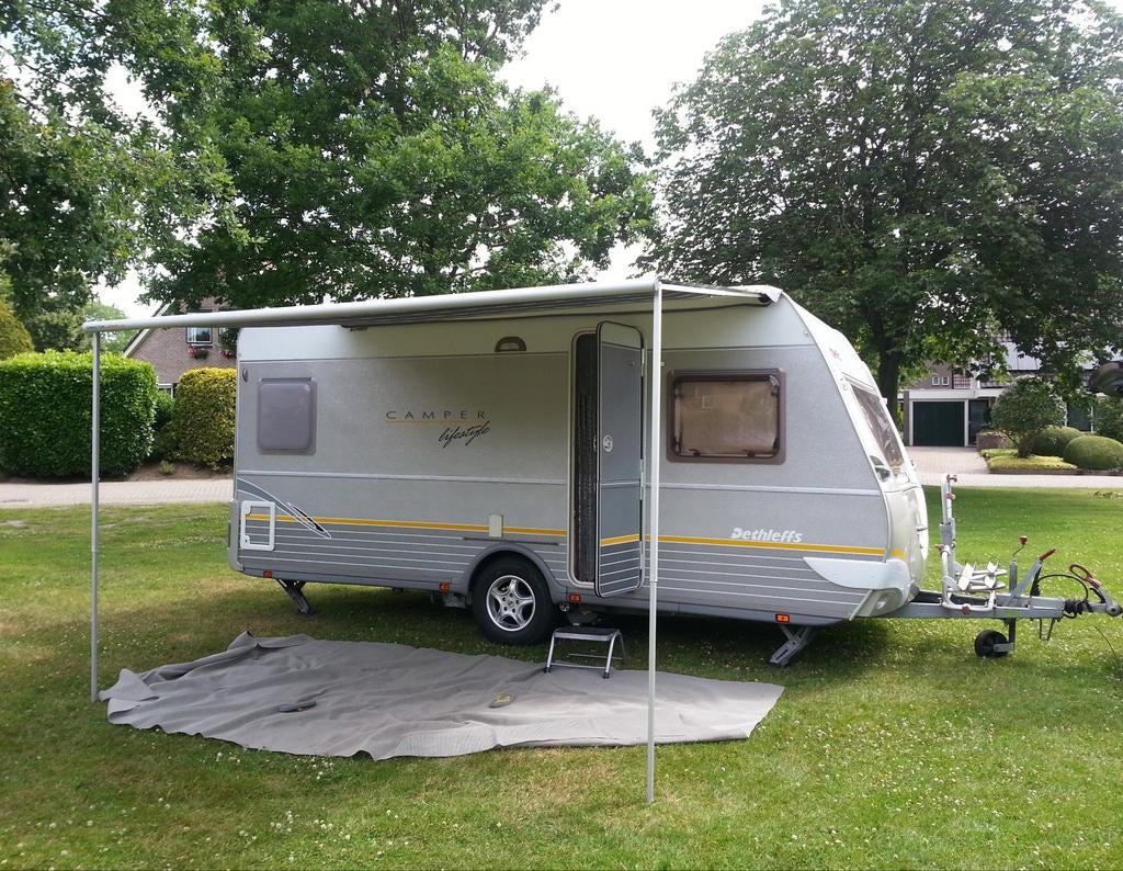 Dethleffs Camper LifeStyle 450 DB  mover voortent en luifels, Caravans en Kamperen, Caravans, Rondzit, 750 - 1000 kg, Particulier