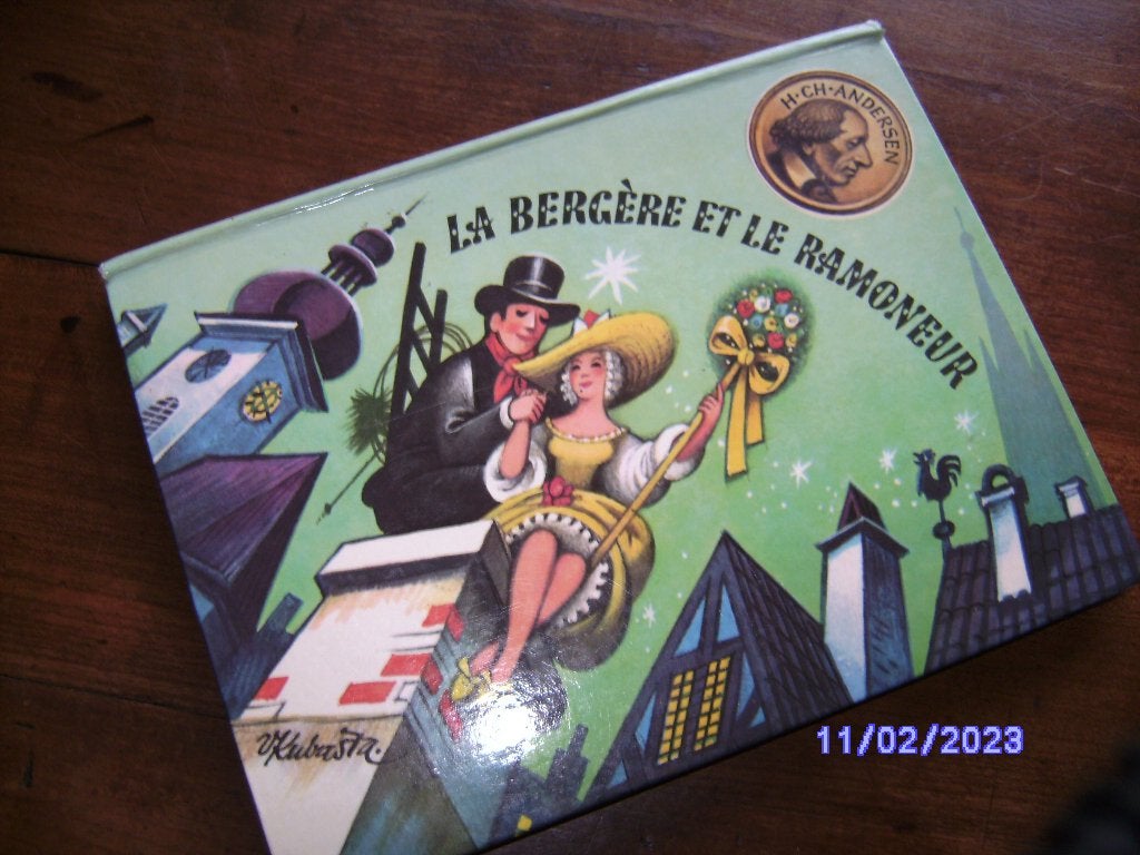 pop up boek La Bergere et le ramoneur v Kubasta 1972 6 plate, Ophalen of Verzenden, Gelezen, V. Kubasta, Prentenboek