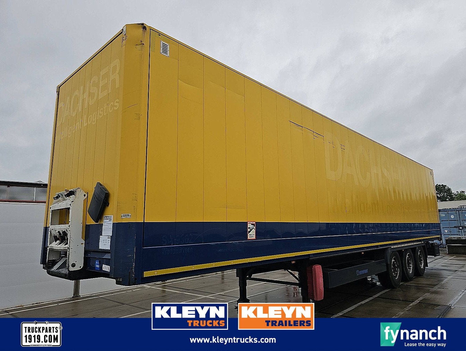 KRONE SD DRYLINER textile dopplestock, Overige kleuren, Origineel Nederlands, Bedrijf, Aanhangers en Opleggers