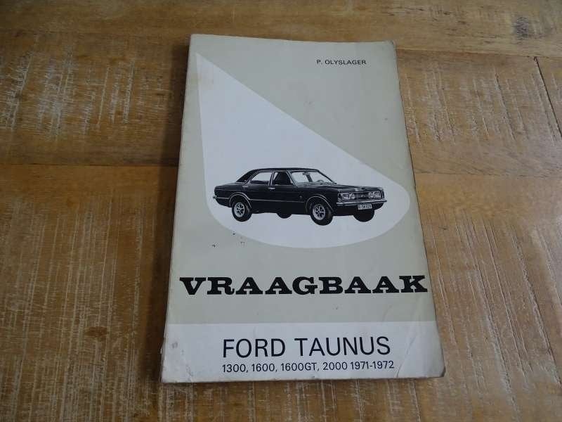 Ford Taunus TC1 - Vraagbaak Werkplaatshandboek Nederlands, Verzenden, Gelezen, Ford