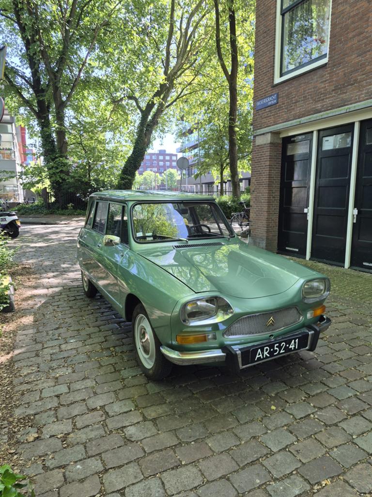 Citroën ami break 8 1972 groen oldtimer klassieker, 602 cc, Blauw, 35 pk, Stationwagon