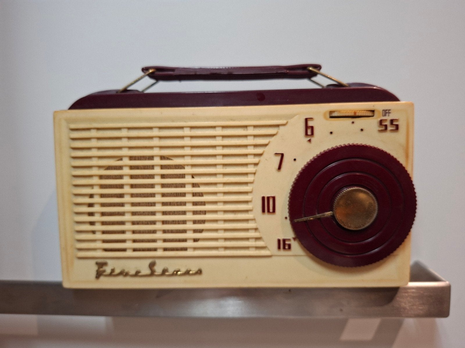 Retro radio Fore Seasons - Vintage draagbare radio, Ophalen of Verzenden, Gebruikt, Radio