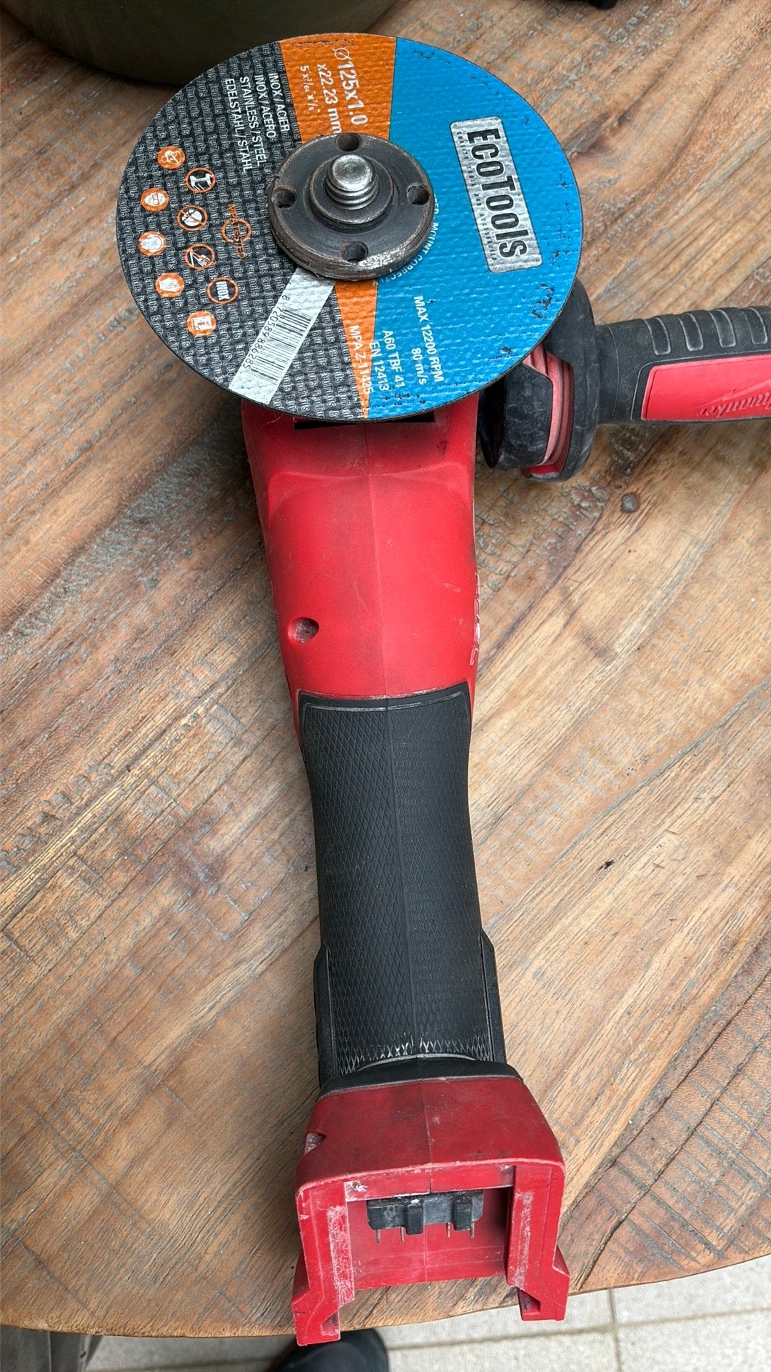 Milwaukee m18 MSAG125X 2025, Doe-het-zelf en Verbouw, Ophalen, Zo goed als nieuw, 1000 watt of meer, Haakse handslijpmachine