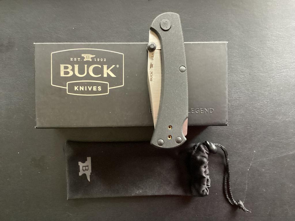 Zakmes Buck 112 Ranger Slim Pro TRX G10 zwart, Verzenden, Nieuw