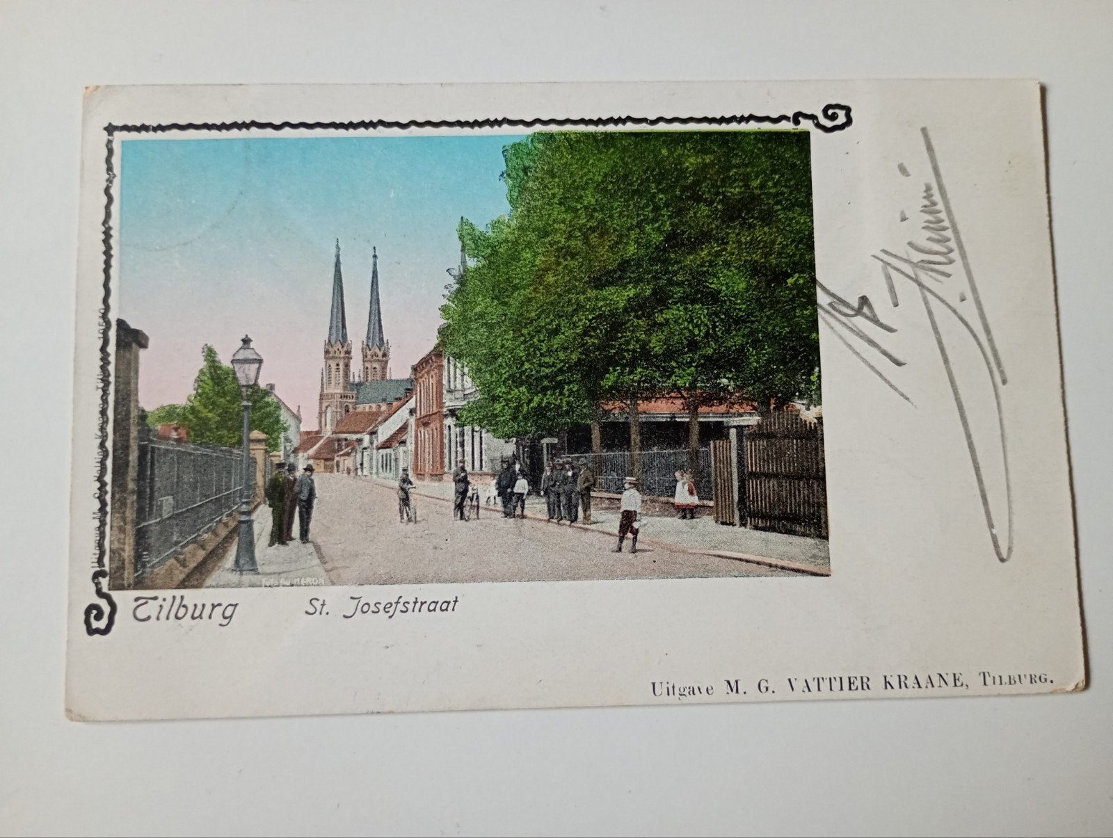 Tilburg St. Jozefstraat 1906, Ophalen of Verzenden, Voor 1920, Gelopen, Noord-Brabant