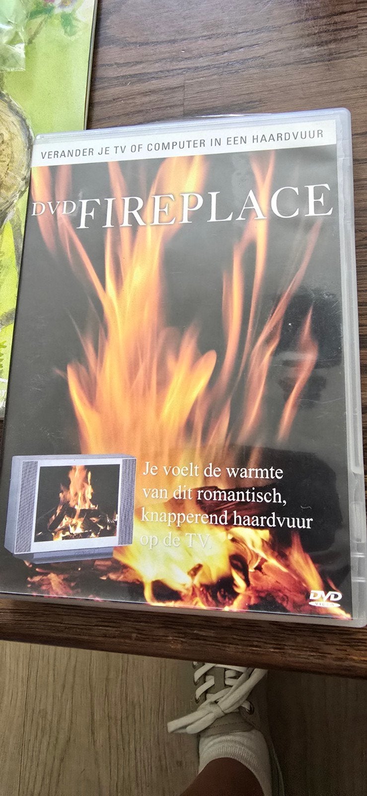 DVD Fireplace: Romantisch knapperend haardvuur op je TV, Alle leeftijden, Ophalen of Verzenden, Gebruikt, Breedbeeld