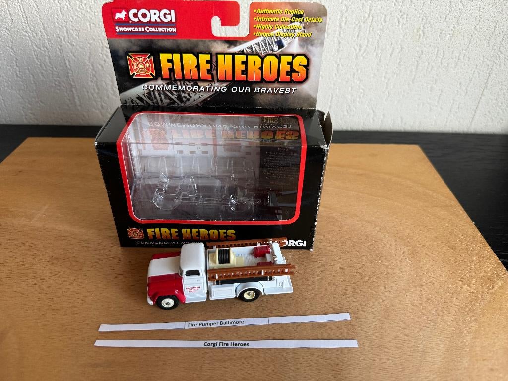 Corgi Fire Heroes Fire Pumper Baltimore, Ophalen, Zo goed als nieuw, Auto