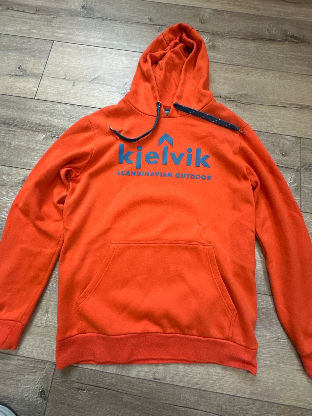 Kjelvik hoodie maat L - Oranje, Ophalen of Verzenden, Gedragen, Maat 52/54 (L), Oranje