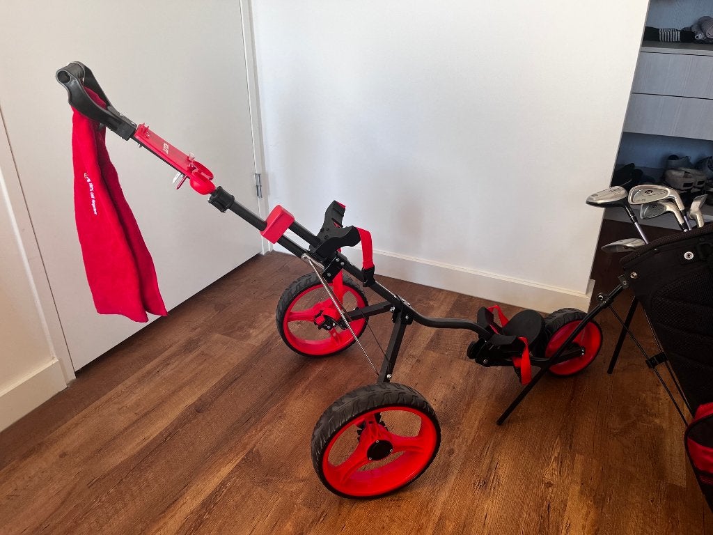 golftrolley kind, Ophalen, Zo goed als nieuw, Golfkar
