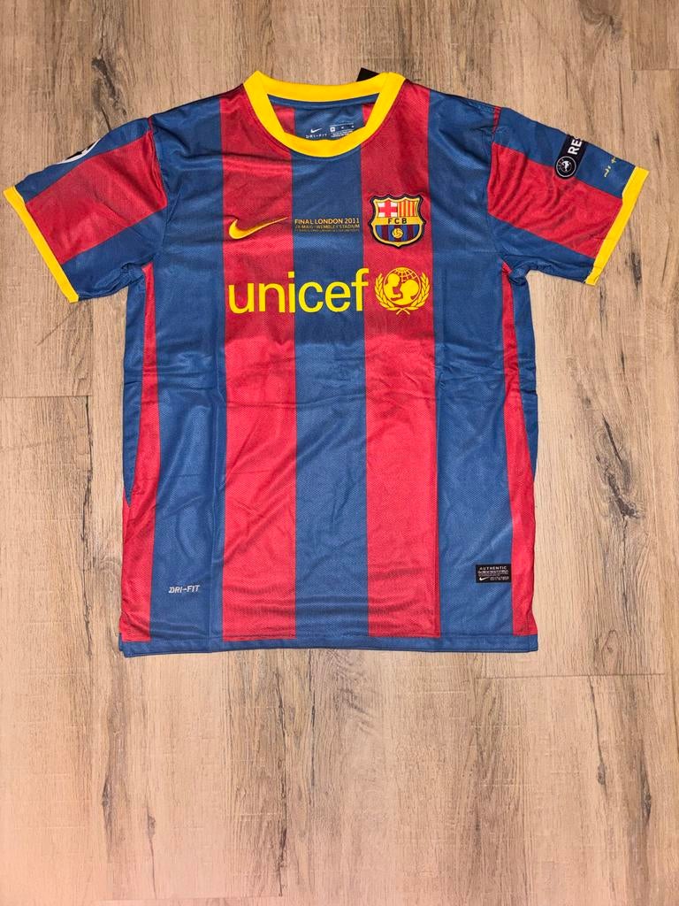 FC Barcelona Messi Thuisshirt 2011 Champions League Finale, Maat M, Ophalen of Verzenden, Nieuw, Shirt