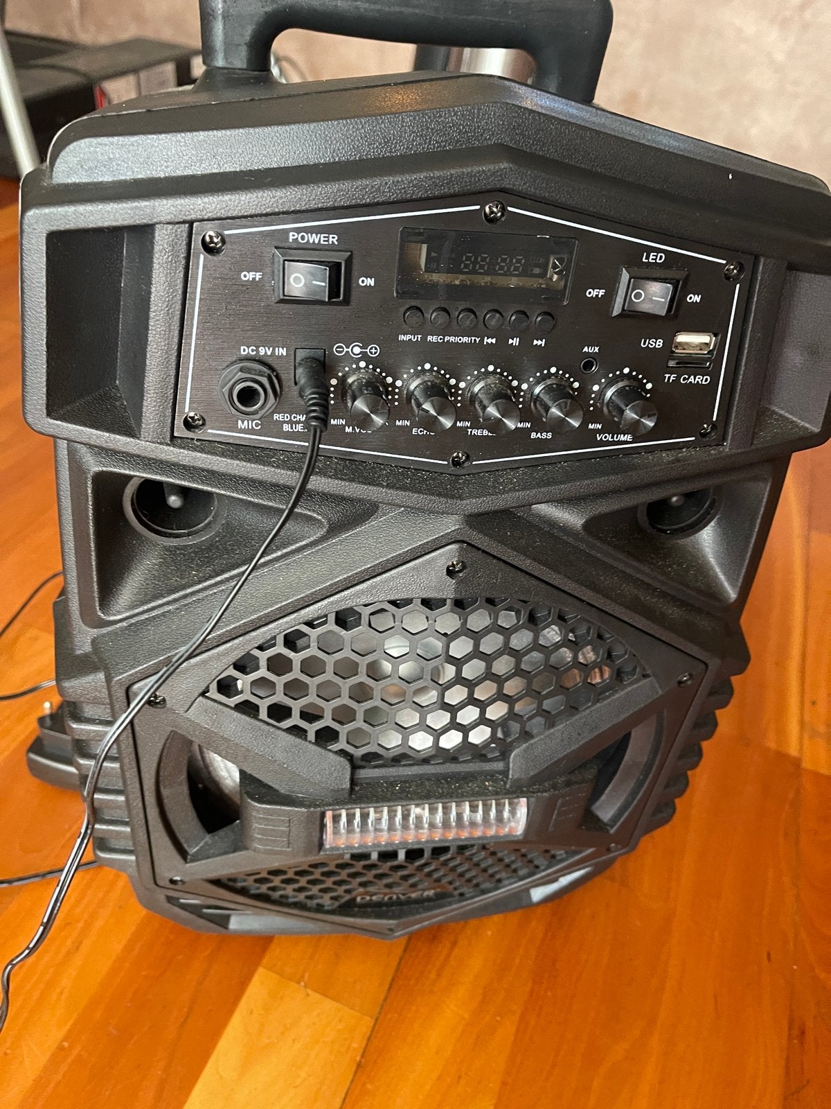 Denver Party Speaker met Bluetooth en Lichteffecten, Party speaker, Zo goed als nieuw, Bluetooth, Ophalen