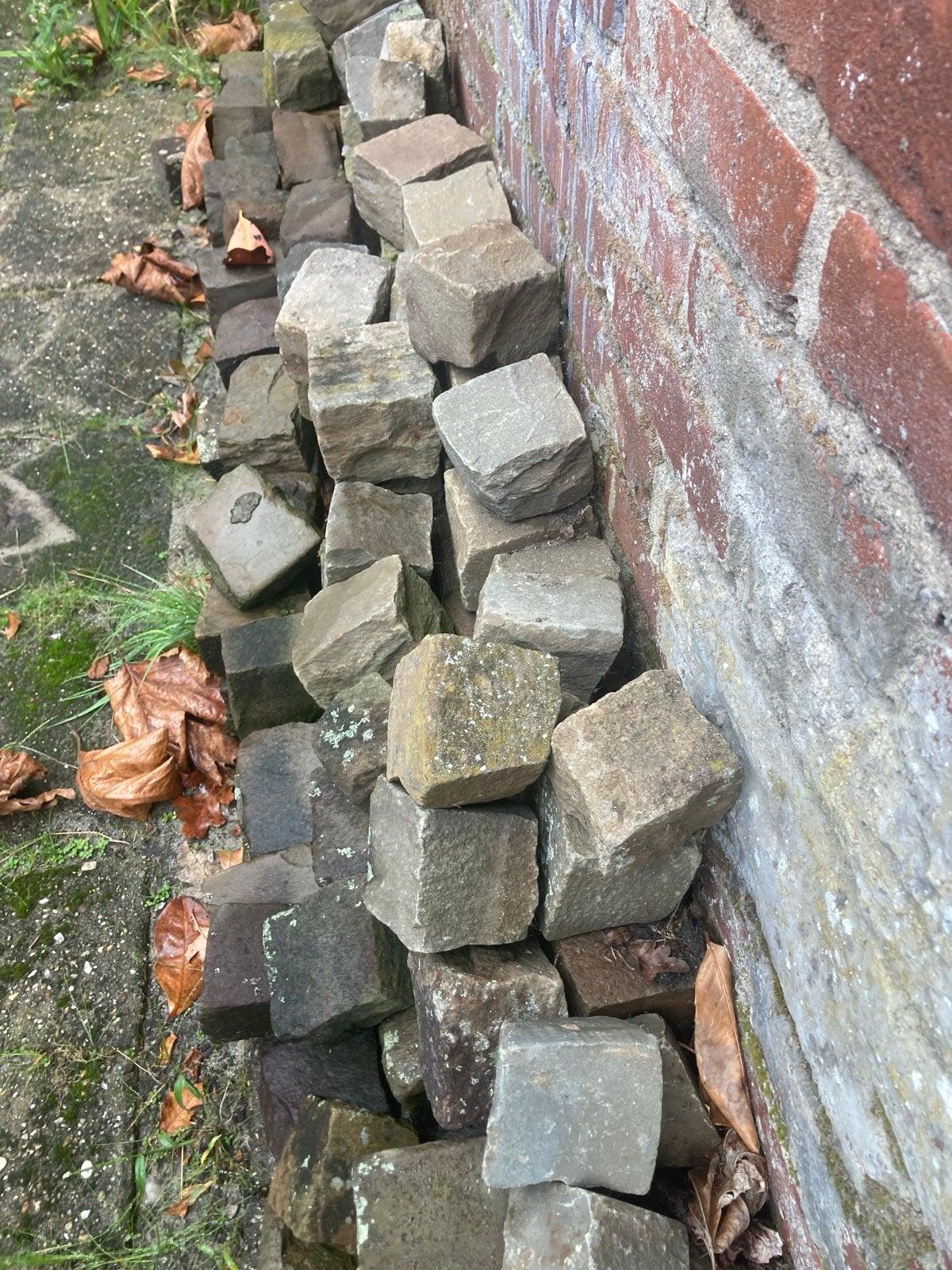 Partij van 200 stuks Zweeds graniet keien, Tuin en Terras, Ophalen, Gebruikt, Graniet, Kei