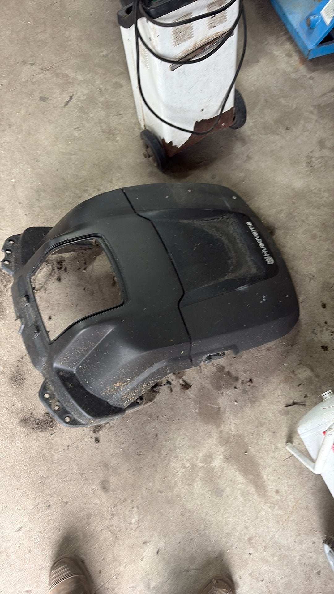 Robot maaier garage, Motoren, Ophalen