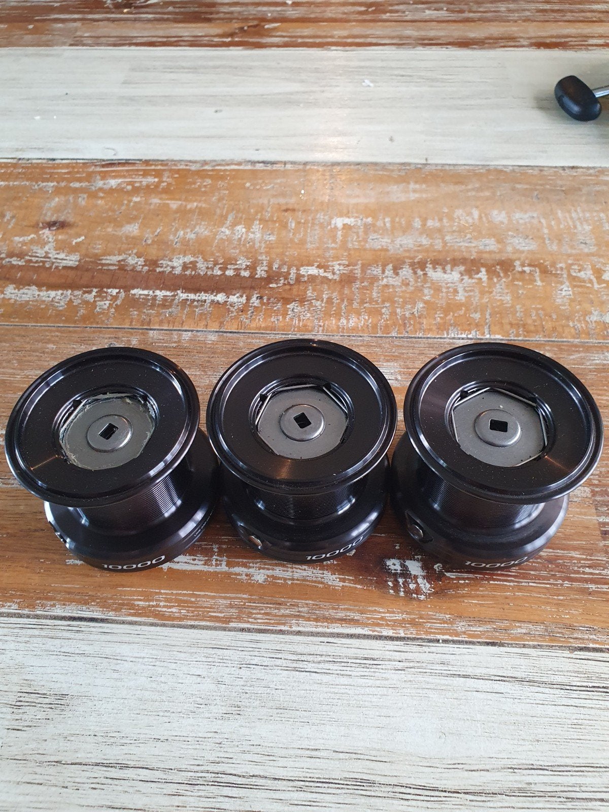 ** 3x Shimano aerlex xtb 10.000 res. spoelen **, Watersport en Boten, Ophalen of Verzenden, Zo goed als nieuw, Molen