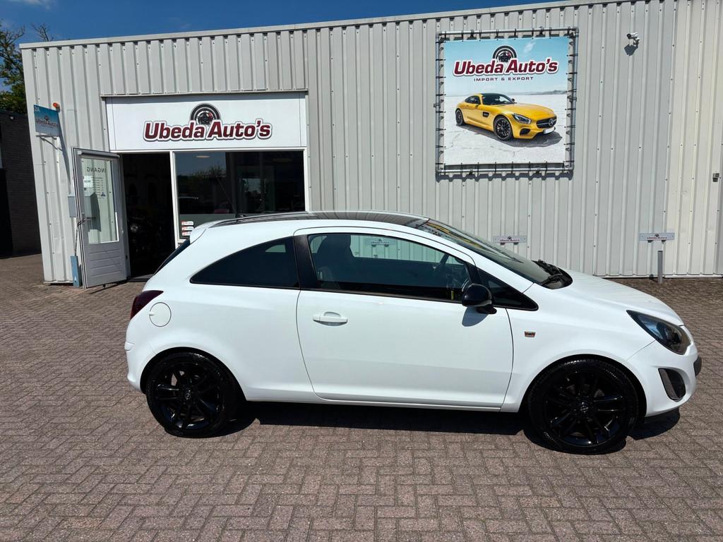 Opel Corsa 1.4-16V Cosmo ZEER MOOI KM 147423--3999E, Auto's, Opel, Euro 5, Wit, Bedrijf, Handgeschakeld